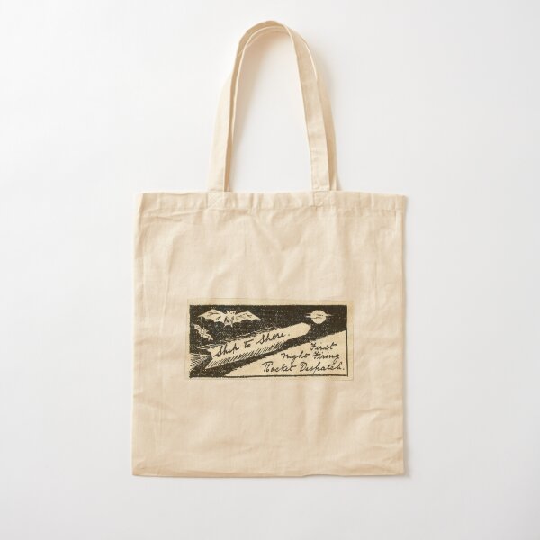 Vintage label - rocket mail from the 30s. India Rocket mail Cotton Tote Bag