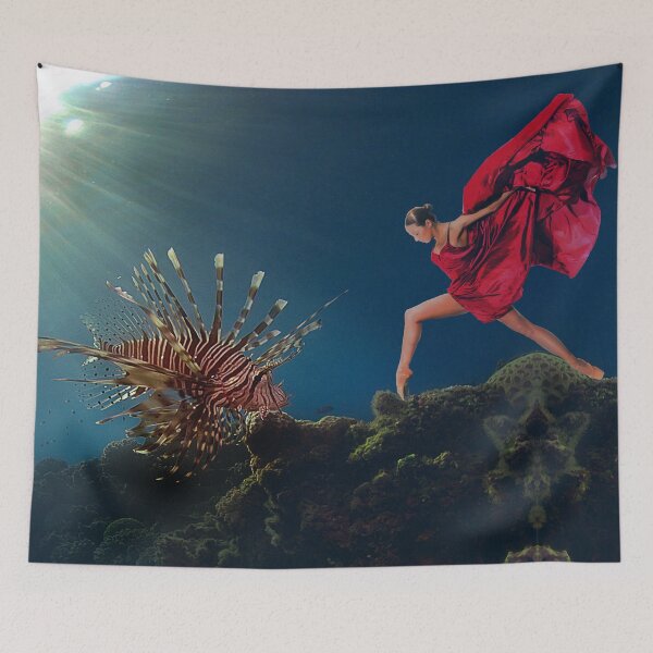 Item preview, The Lion Fish and the Maiden designed and sold by RuthFurtado.