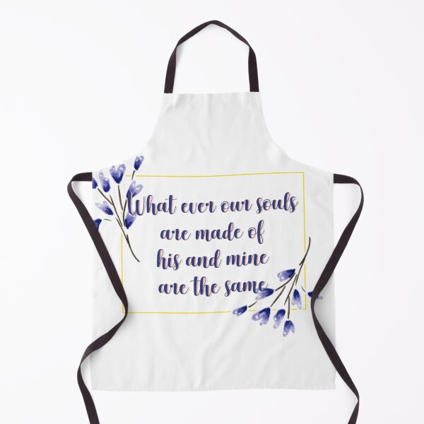 Item preview, Whatever our souls are made of his and mine are the same flower quote 3 designed and sold by DoodlesFlowers.