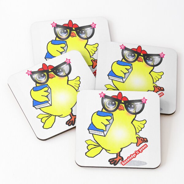 Item preview, Chicken - Knowledge is power  designed and sold by Shirley cute art .