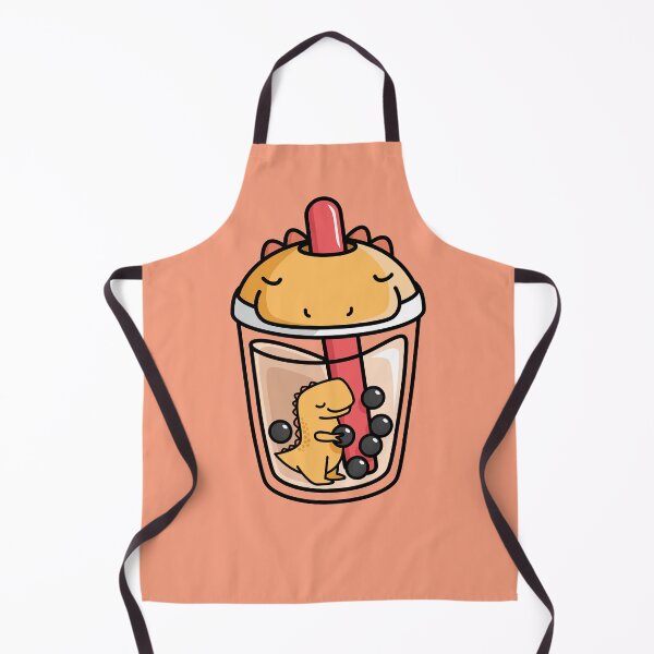 Item preview, Bubble Tea with Cute Kawaii T-Rex Inside designed and sold by BobaTeaMe.
