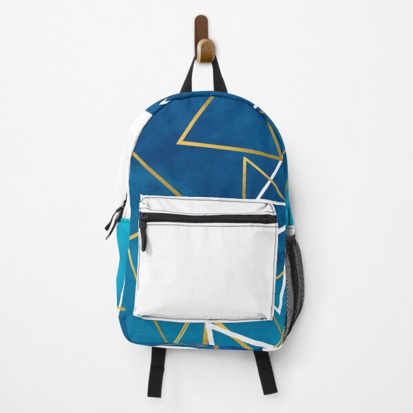 Item preview, Beautiful Bright Triangular Design with Blues Background designed and sold by shopsimply.