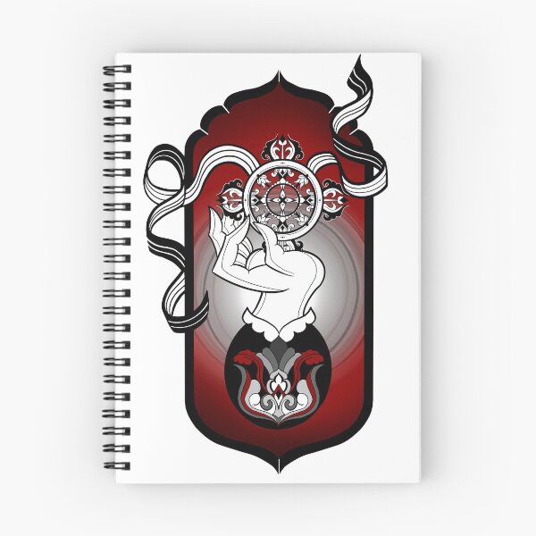 Item preview, Auspicious symbol - The Dharma Wheel designed and sold by Anicatattoos.