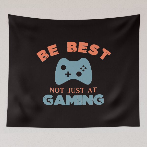 Item preview, Be Best Not Just At Gaming - Funny Gamer Controller and Text Effects Humor Gift Idea  designed and sold by leo121687.