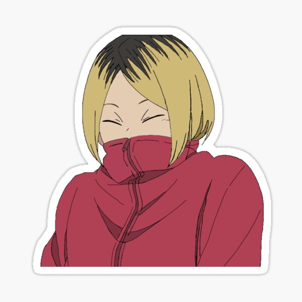 "Kenma Smiling" Sticker by Jade-Jaded | Redbubble