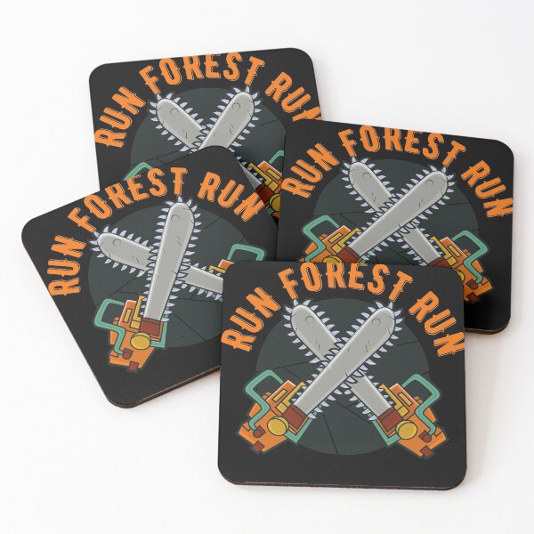 Item preview, Run Forest Run Lumberjack Chainsaw Joke designed and sold by Mytoonsquad.