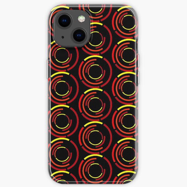 Circles Warm iPhone Soft Case