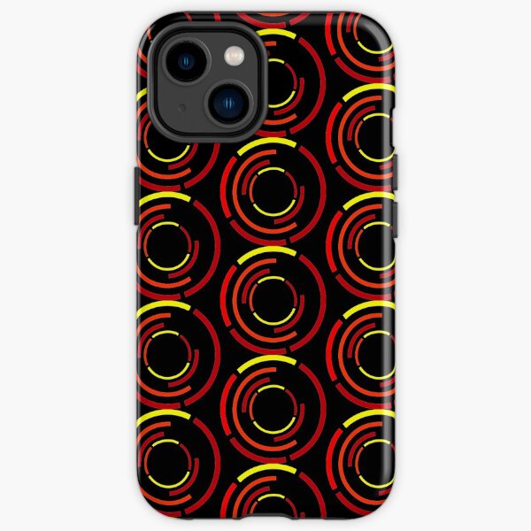 Circles Warm iPhone Tough Case