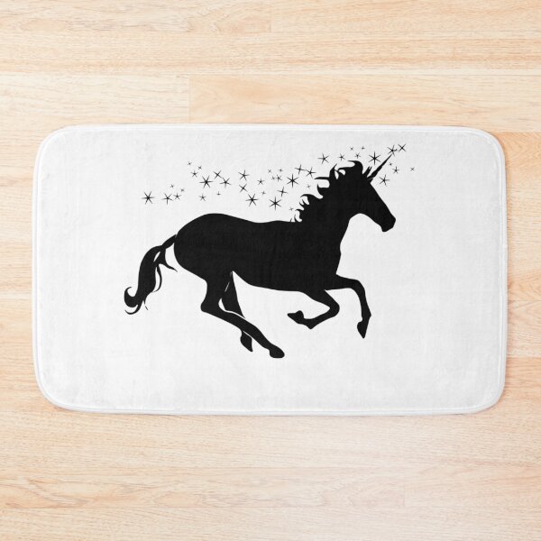 Item preview, Unicorn Flight blk designed and sold by TwistedHareCo.