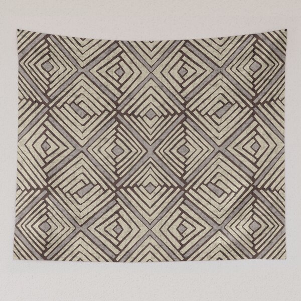 Item preview, Hand drawn tribal pattern (Natural Shades) designed and sold by lents.