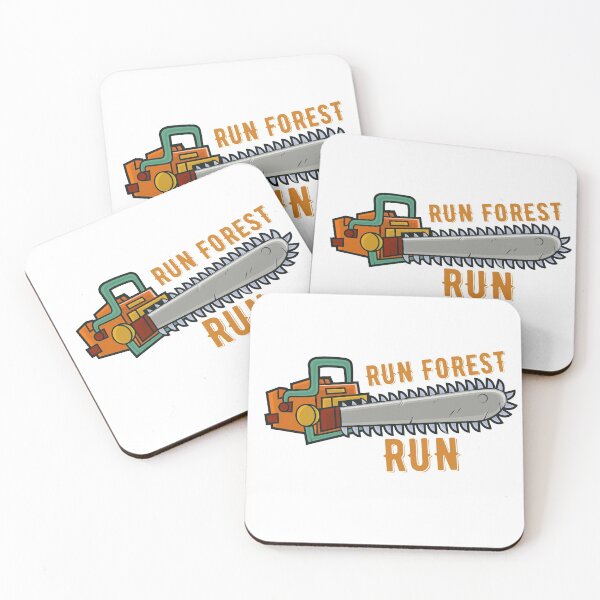 Item preview, Run Forest Run Lumberjack Chainsaw Joke designed and sold by Mytoonsquad.