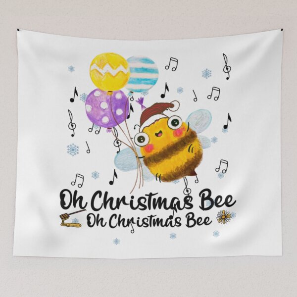 Item preview, Oh Christmas Bee - Bee Santa Hat - Bee Light Christmas  designed and sold by JoyceBova.