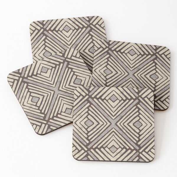 Item preview, Hand drawn tribal pattern (Natural Shades) designed and sold by lents.