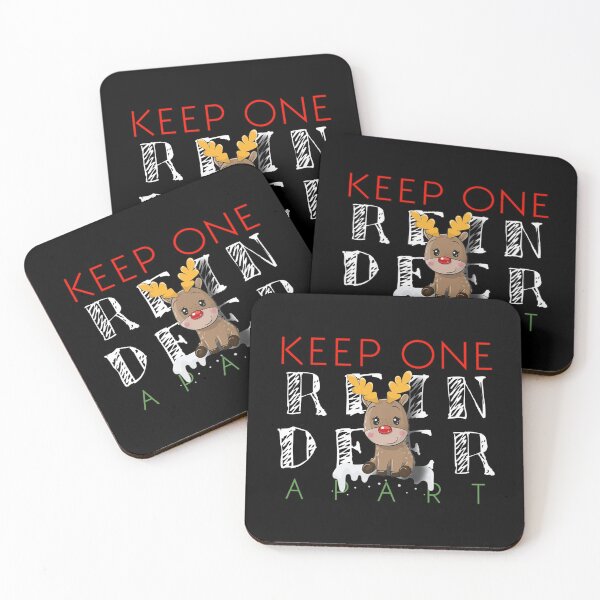 Item preview, Christmas keep one distance apart designed and sold by ExocetMerch.