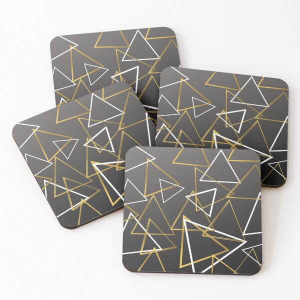 Item preview, Beautiful Bright Triangular Design with Grey Background designed and sold by shopsimply.