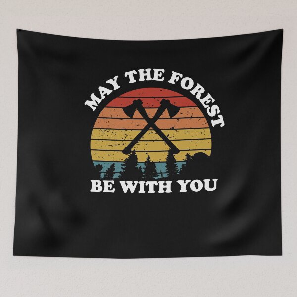 Item preview, May The Forest Be With You Axe Lumberjack designed and sold by Mytoonsquad.