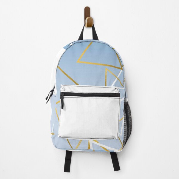 Item preview, Beautiful Bright Triangular Design with Calm Blue Background designed and sold by shopsimply.