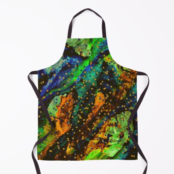 Item preview, Vibrant Earth Tones Art with Gold Stars designed and sold by DaughterofYah.
