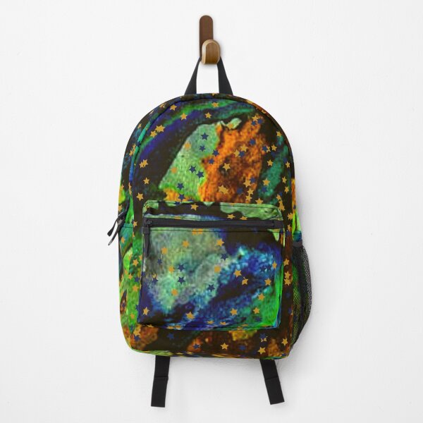 Item preview, Vibrant Earth Tones Art with Gold Stars designed and sold by DaughterofYah.