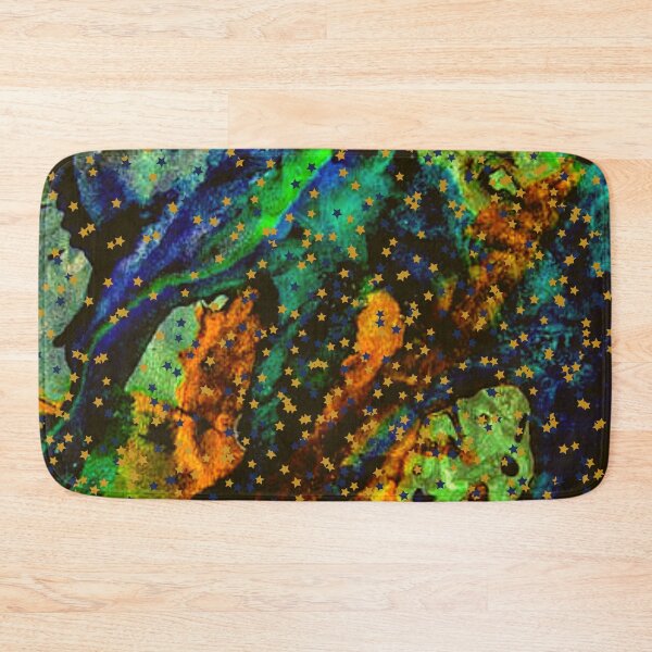 Item preview, Vibrant Earth Tones Art with Gold Stars designed and sold by DaughterofYah.