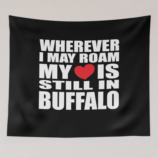 Item preview, My home and heart is in Buffalo designed and sold by RoguePixel.