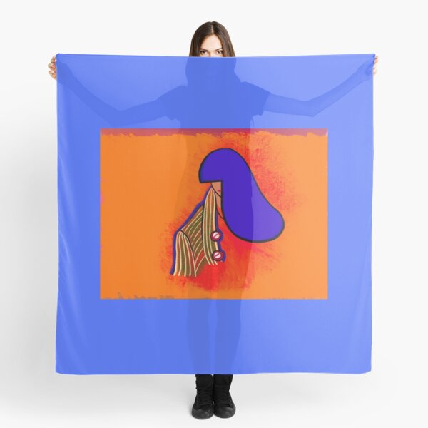 Blue-haired Scarf