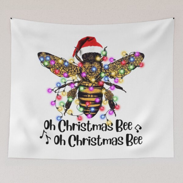 Item preview, Oh Christmas Bee Christmas Bee Gift For Grandma Grandpa and Lover designed and sold by JoyceBova.