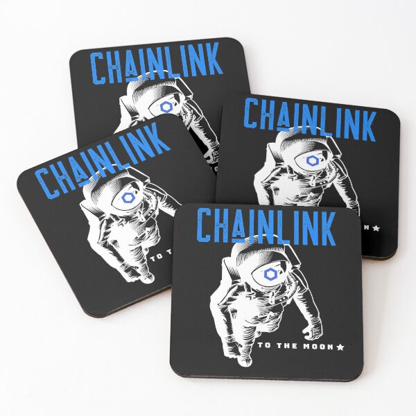 Item preview, Chainlink LINK Cryptocurrency Moon Man designed and sold by Bitcoin-Fashion.