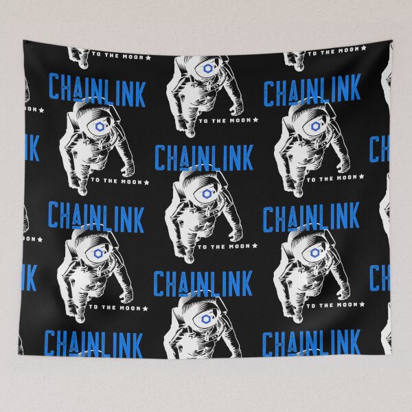 Item preview, Chainlink LINK Cryptocurrency Moon Man designed and sold by Bitcoin-Fashion.