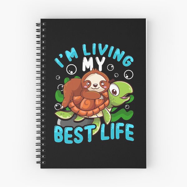 Item preview, Cute Sloth & Turtle I'm Living My Best Life Animal designed and sold by perfectpresents.