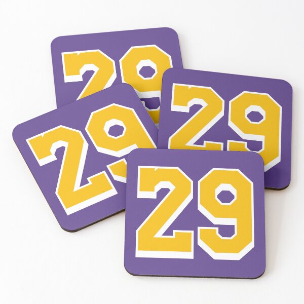 Item preview, 29 Yellow Number Twenty-nine Purple Basketball Jersey designed and sold by elhefe.