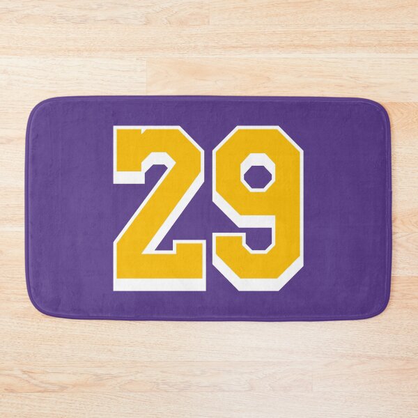 Item preview, 29 Yellow Number Twenty-nine Purple Basketball Jersey designed and sold by elhefe.