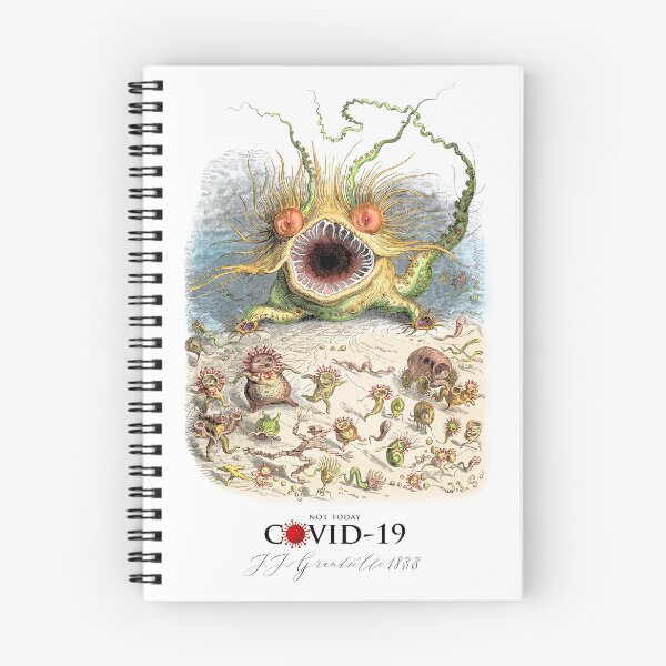Item preview, JJ Grandville: Not today COVID-19  designed and sold by ebrawne.