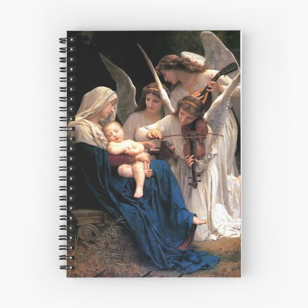 Item preview, Our Lady Song of Angels Virgin Mary and Infant Jesus Music Catholic Saint  designed and sold by hispanicworld.