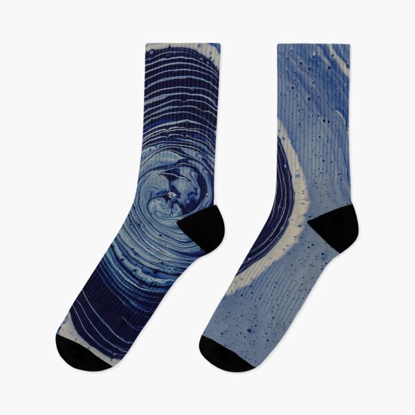 Item preview, Dramatic Blue Abstract designed and sold by Swooncake Press.