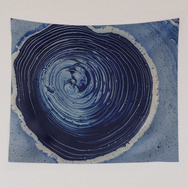 Item preview, Dramatic Blue Abstract designed and sold by Swooncake Press.