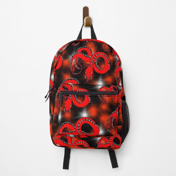 Item preview, Gothic red metal snake pattern designed and sold by KatyChristoff.