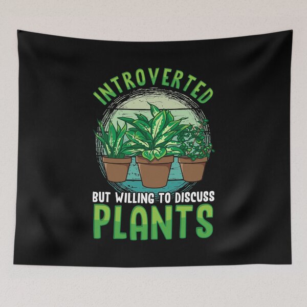 Item preview, Cute Introverted But Willing To Discuss Plants designed and sold by perfectpresents.