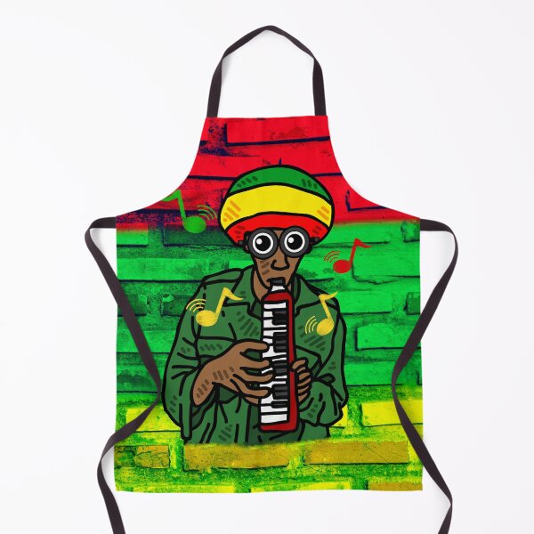 Item preview, Reggae Rasta playing the Melodica - Fun cool Design designed and sold by bobla25.