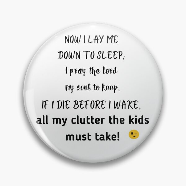 Item preview, Clutter Prayer designed and sold by Ollie P.  Leo.