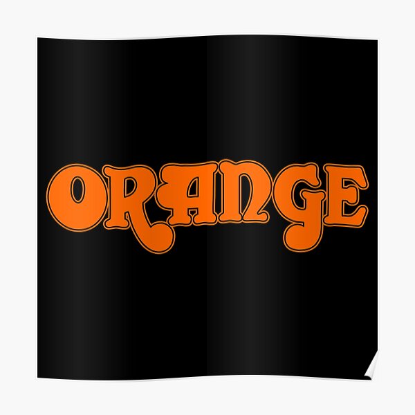 Orange Amps Logo Posters Redbubble