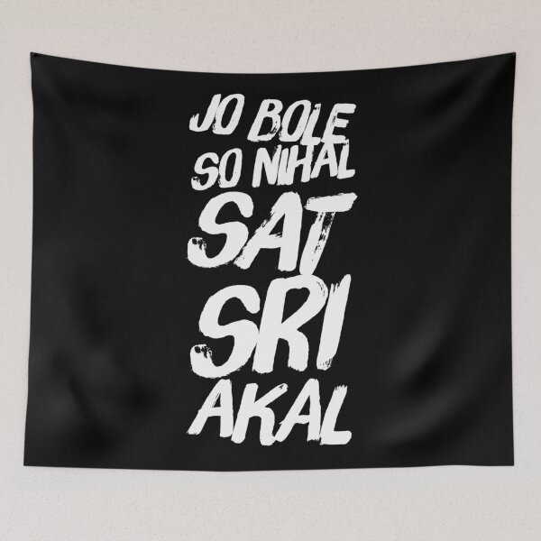 Item preview, Jo Bole So Nihal Sat Sri Akal - Punjab Farmers designed and sold by ArqDezines.