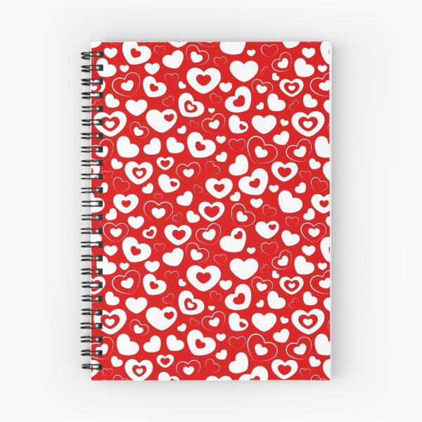 Item preview, White Solid and Frame Hearts on Red Background designed and sold by Darcy777.