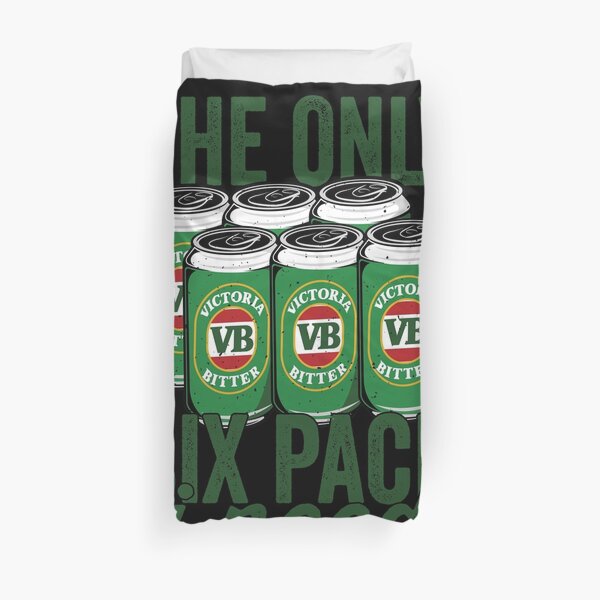 The Only Six Pack I Need Duvet Cover