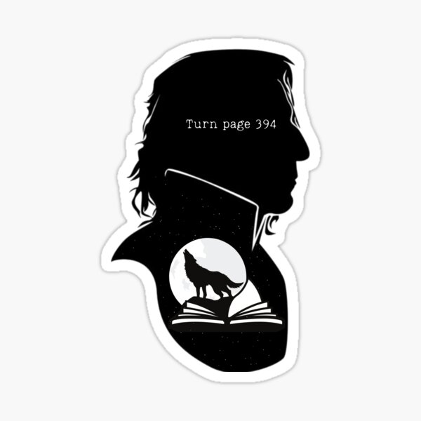 Turn page 394 Silhouette Sticker
