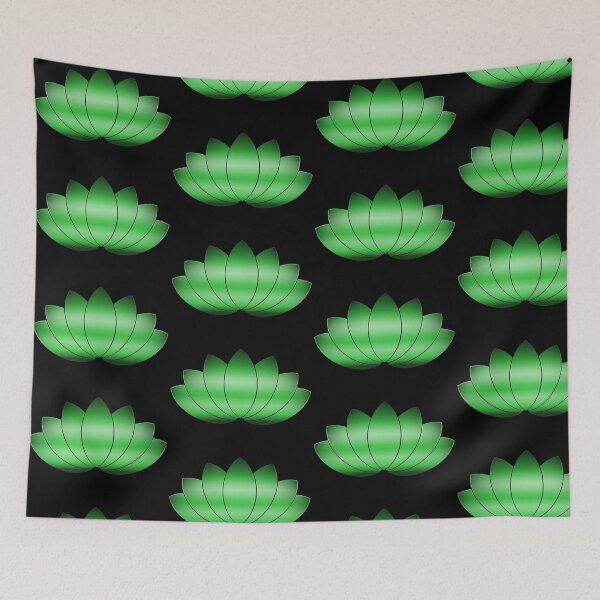 Item preview, Soft Lotus Flower In Metallic Green designed and sold by RosieSunflower.