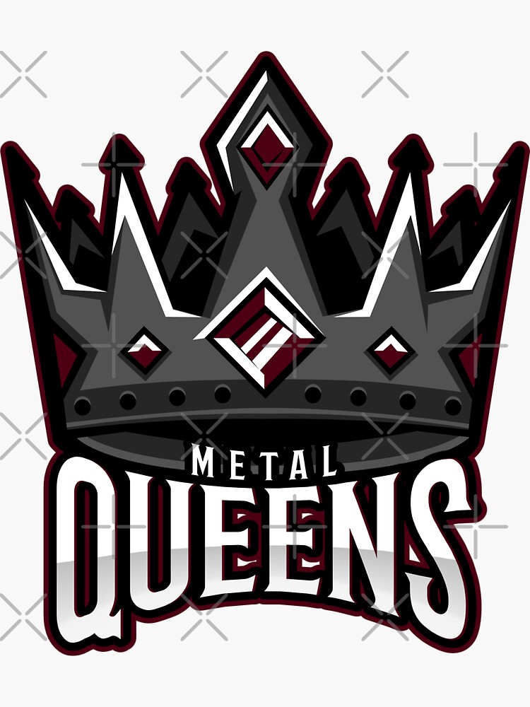 "Metal Queens" Sticker by QuinnPonylord Redbubble