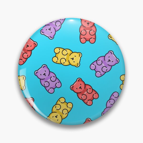 Gummy bears pattern Pin