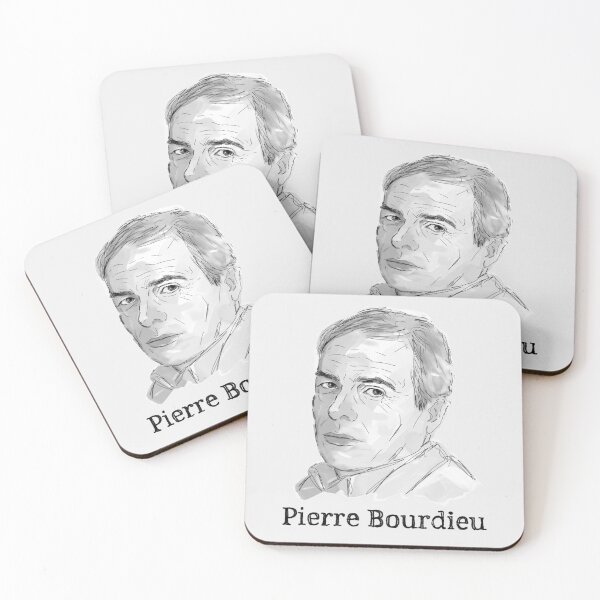 Item preview, Pierre Bourdieu illustration designed and sold by KennyLucky.