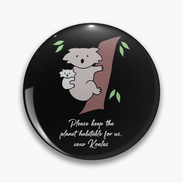 Item preview, Koala - Habitable Planet (Black) designed and sold by ImperfectLife.